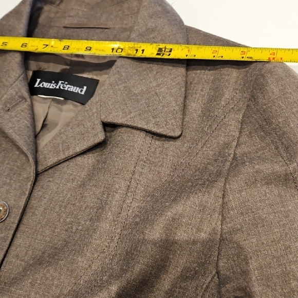 Louis Feraud Jacket Blazer Stitching front pockets Women's M-L (tag missing) - Picture 9 of 16
